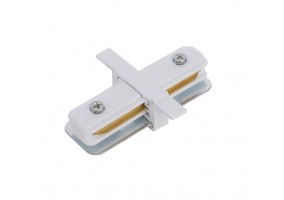 Įleidžiamo bėgelio jungtis PROFILE RECESSED STRAIGHT CONNECTOR WHITE